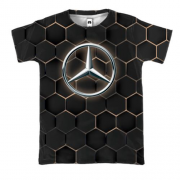 3D футболка Mercedes-Benz Logo