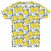 Детская 3D футболка с лимонами (3)