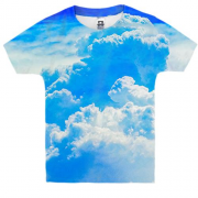 Детская 3D футболка Облака