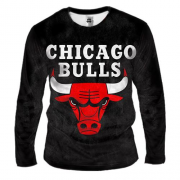 Чоловічий 3D лонгслів chicago bulls