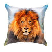 3D подушка со львом