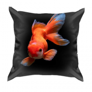 3D подушка с золотой рыбкой