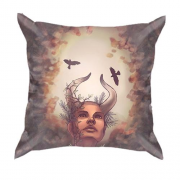 3D подушка со знаком зодиака Дева