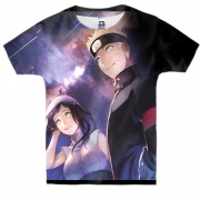 Дитяча 3D футболка Naruto and Hinata