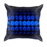 3D подушка з двійковим кодом