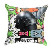3D подушка со шлемом із PUBG