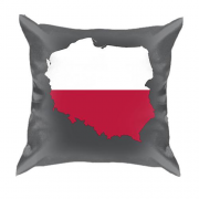 3D подушка з прапором Польщі