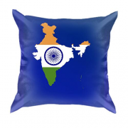 3D подушка з контурним прапором Індії