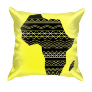 3D подушка з візерункової картою Африки
