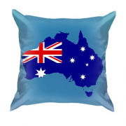 3D подушка з візерункової картою Австралії