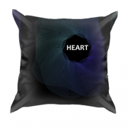 3D подушка с надписью "Heart"