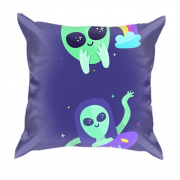 3D подушка с милым пришельцем