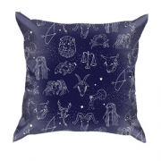 3D подушка со звездными знаками зодиака
