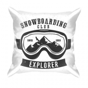 3D подушка Snowboarding Explorer