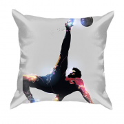 3D подушка с ярким футболистом в полете