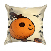 3D подушка Halloween pumpkin and bats