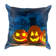 3D подушка Halloween pumpkins 3
