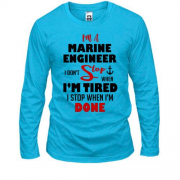 Лонгслів I'm marine engineer