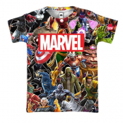 3D футболка Marvel and Heroes