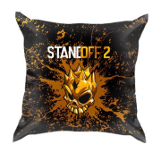 3D подушка STANDOFF 2 Gold Skull