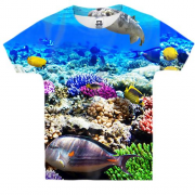 Детская 3D футболка с коралловым рифом