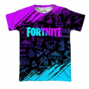 3D футболка Fortnite Purple