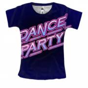 Жіноча 3D футболка Dance Party