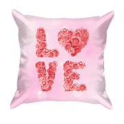 3D подушка Love розы