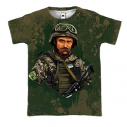 3D футболка со стилизованным Тарасом Шевченко