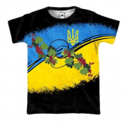 3D футболка с Украинской символикой