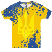 Дитяча 3D футболка з Гербом України (2)