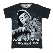 3D футболка Кибервойска Anonymous