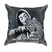 3D подушка Кибервойска Anonymous