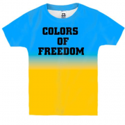 Детская 3D футболка Colors Of Freedom