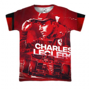 3D футболка c Шарль Леклер