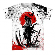3D футболка "Чорний самурай"