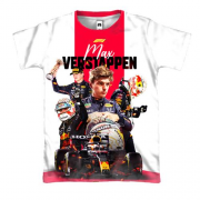 3D футболка  F1 Макс Ферстаппен"