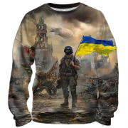 3D світшот з українським воїном