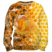 3D світшот з бджолами та медом (2)