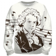 3D свитшот с Бетховеном