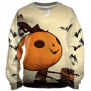 3D світшот Halloween pumpkin and bats