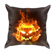 3D подушка Тыква в огне