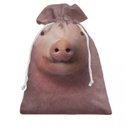 Подарочный мешочек со свинкой