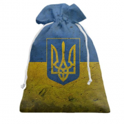 Подарунковий мішечок з прапором і гербом України