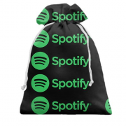 Подарочный мешочек Spotify pattern