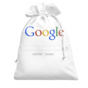 Подарочный мешочек со страницей поиска Google