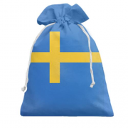 Подарочный мешочек с флагом Швеции