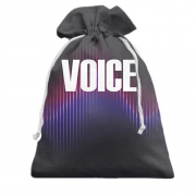 Подарочный мешочек с надписью "Voice"