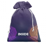 Подарочный мешочек с надписью "Inside"