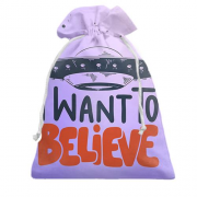 Подарочный мешочек I want to believe